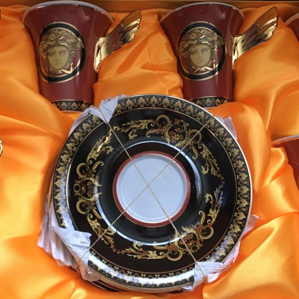 Versace Cup & Saucers